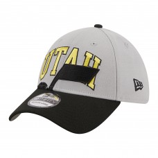 Utah Jazz New Era Tip-Off Two-Tone 39THIRTY Flex Hat - Gray/Black