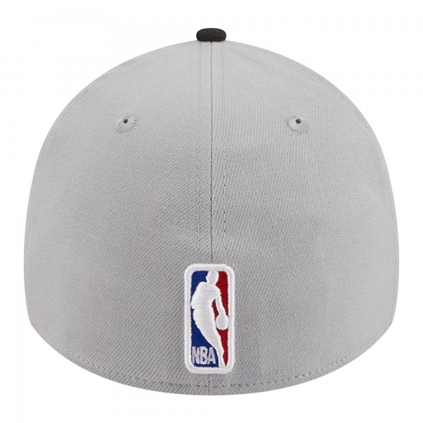 Бейсболка Utah Jazz New Era Tip-Off Two-Tone 39THIRTY - Gray/Black