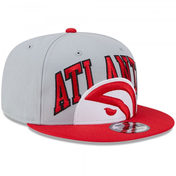 Бейсболка Atlanta Hawks New Era Tip-Off Two-Tone 9FIFTY - Gray/Red