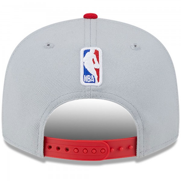 Бейсболка Atlanta Hawks New Era Tip-Off Two-Tone 9FIFTY - Gray/Red
