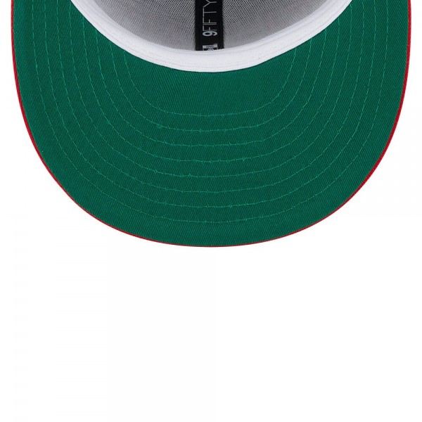 Бейсболка Atlanta Hawks New Era Tip-Off Two-Tone 9FIFTY - Gray/Red