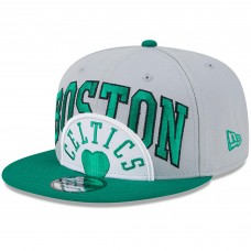 Бейсболка Boston Celtics New Era Tip-Off Two-Tone 9FIFTY - Gray/Kelly Green
