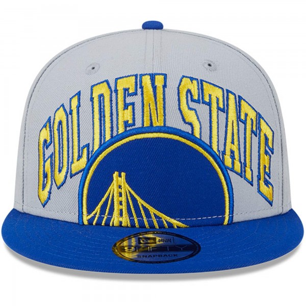 Бейсболка Golden State Warriors New Era Tip-Off Two-Tone 9FIFTY - Gray/Royal