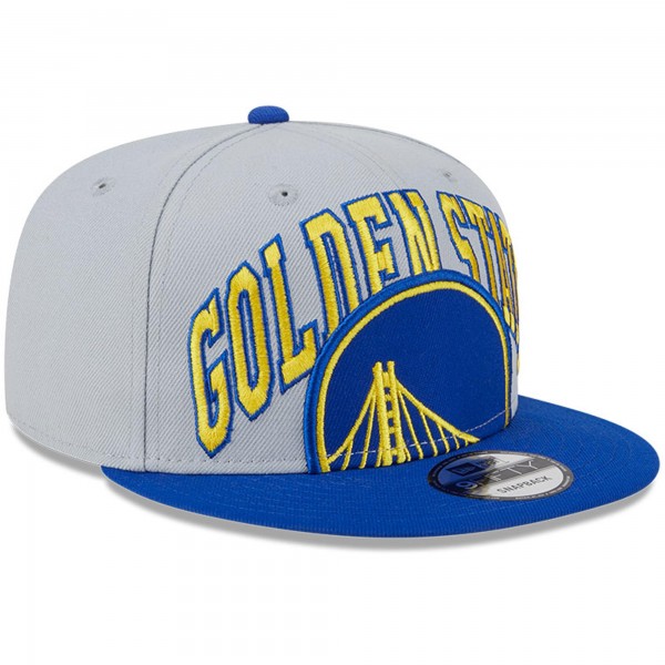 Бейсболка Golden State Warriors New Era Tip-Off Two-Tone 9FIFTY - Gray/Royal