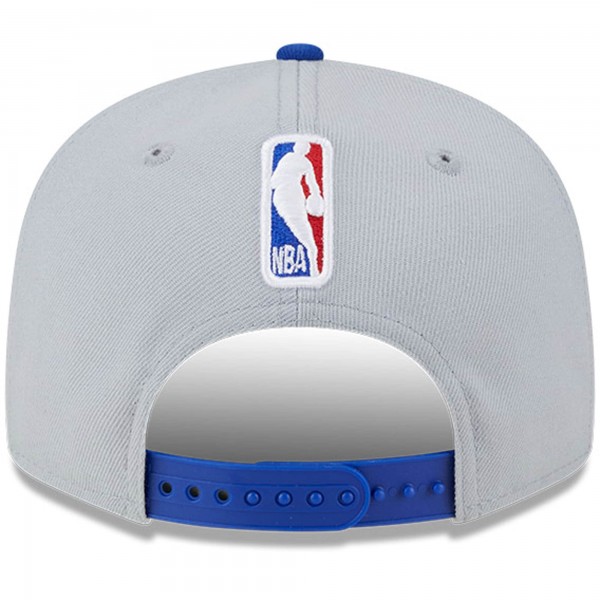 Бейсболка Golden State Warriors New Era Tip-Off Two-Tone 9FIFTY - Gray/Royal