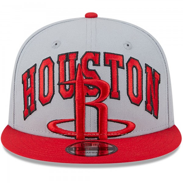 Бейсболка Houston Rockets New Era Gray/Red Tip-Off Two-Tone 9FIFTY