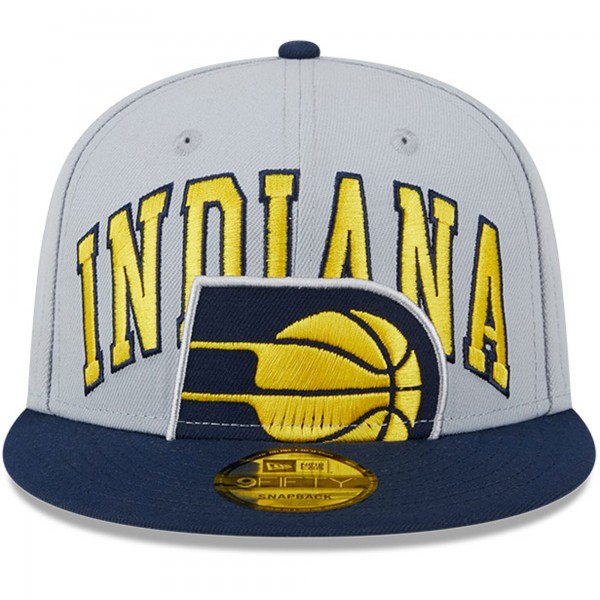 Бейсболка Indiana Pacers New Era Tip-Off Two-Tone 9FIFTY - Gray/Navy