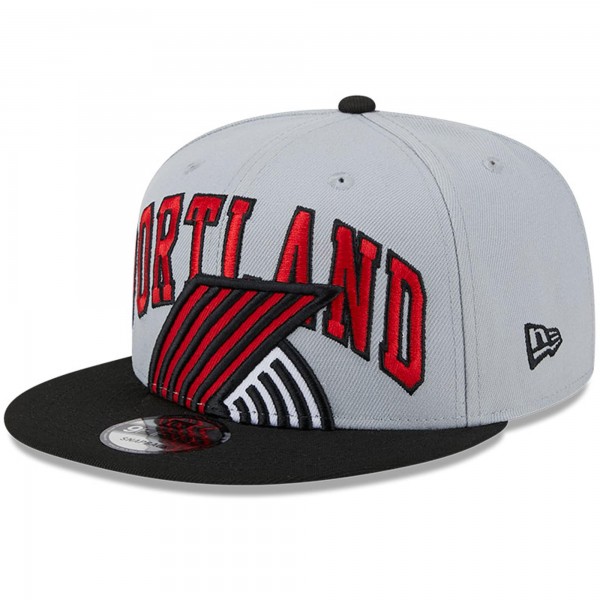 Бейсболка Portland Trail Blazers New Era Tip-Off Two-Tone 9FIFTY - Gray/Black