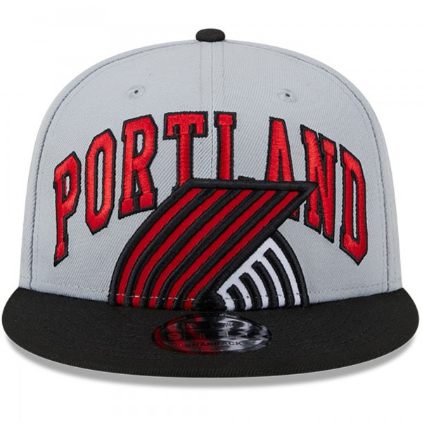 Бейсболка Portland Trail Blazers New Era Tip-Off Two-Tone 9FIFTY - Gray/Black