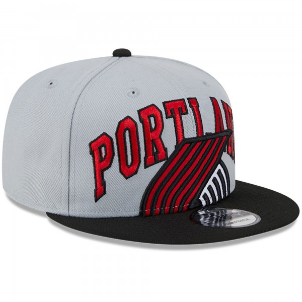 Бейсболка Portland Trail Blazers New Era Tip-Off Two-Tone 9FIFTY - Gray/Black