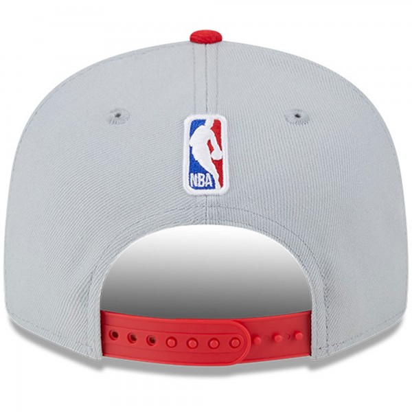 Бейсболка Toronto Raptors New Era Tip-Off Two-Tone 9FIFTY - Gray/Red