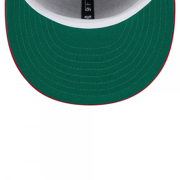 Бейсболка Toronto Raptors New Era Tip-Off Two-Tone 9FIFTY - Gray/Red
