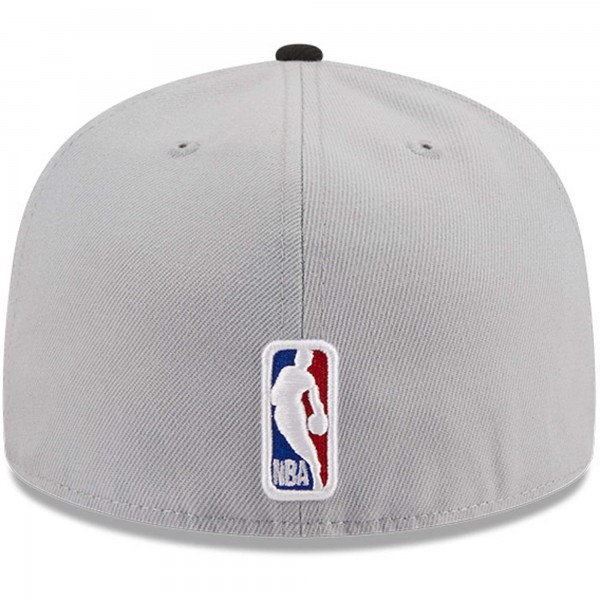 Бейсболка Brooklyn Nets New Era Tip-Off Two-Tone 59FIFTY Fitted - Gray/Black