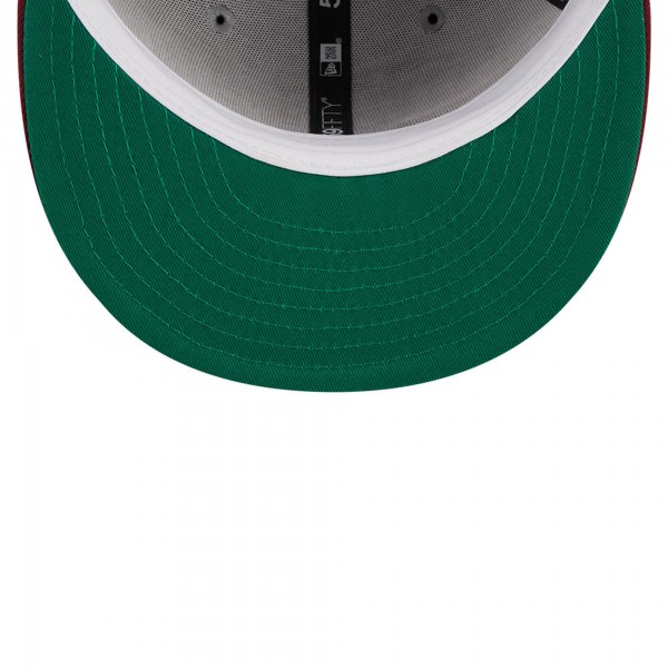 Бейсболка Cleveland Cavaliers New Era Gray/Wine Tip-Off Two-Tone 59FIFTY