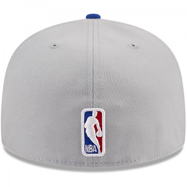 Бейсболка Dallas Mavericks New Era Tip-Off Two-Tone 59FIFTY - Gray/Blue