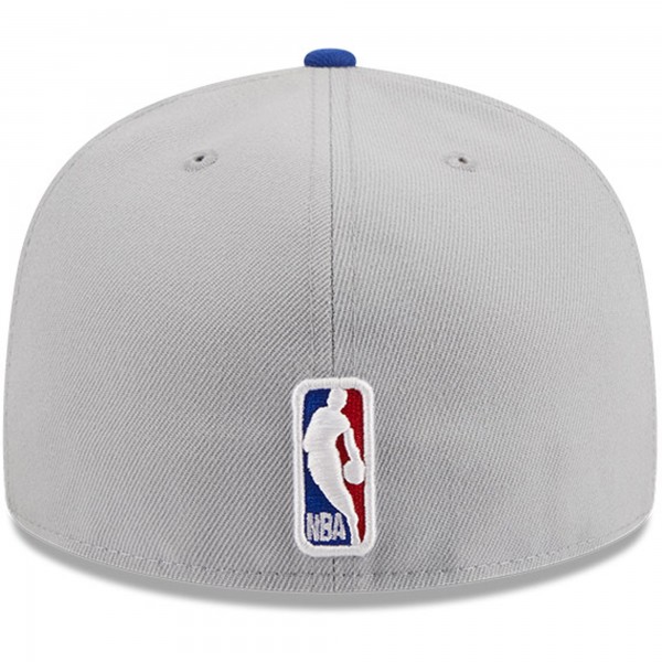 Бейсболка Golden State Warriors New Era Tip-Off Two-Tone 59FIFTY - Gray/Royal