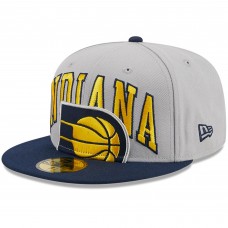 Бейсболка Indiana Pacers New Era Tip-Off Two-Tone 59FIFTY - Gray/Navy