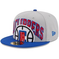 Бейсболка LA Clippers New Era Tip-Off Two-Tone 59FIFTY Fitted - Gray/Royal