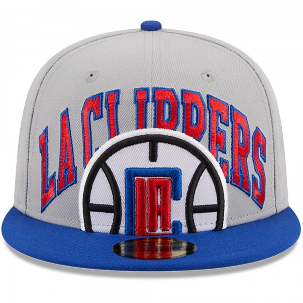 Бейсболка LA Clippers New Era Tip-Off Two-Tone 59FIFTY Fitted - Gray/Royal