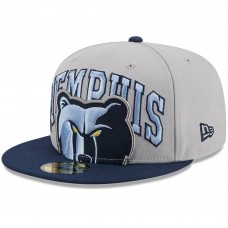Бейсболка Memphis Grizzlies New Era Tip-Off Two-Tone 59FIFTY - Gray/Navy