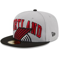 Бейсболка Portland Trail Blazers New Era Tip-Off Two-Tone 59FIFTY - Gray/Black