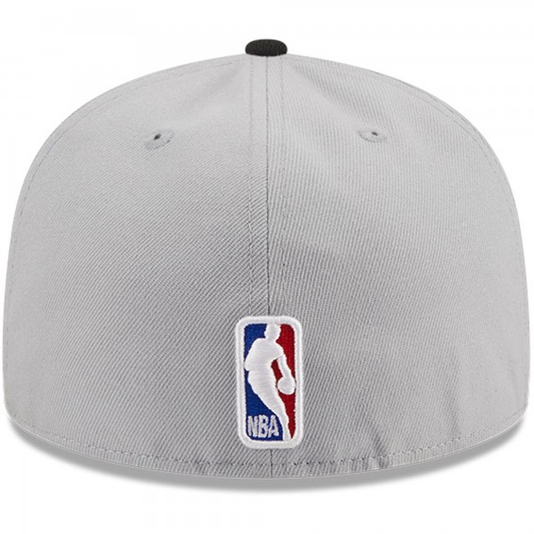 Бейсболка Portland Trail Blazers New Era Tip-Off Two-Tone 59FIFTY - Gray/Black