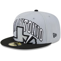 Бейсболка San Antonio Spurs New Era Tip-Off Two-Tone 59FIFTY - Gray/Black