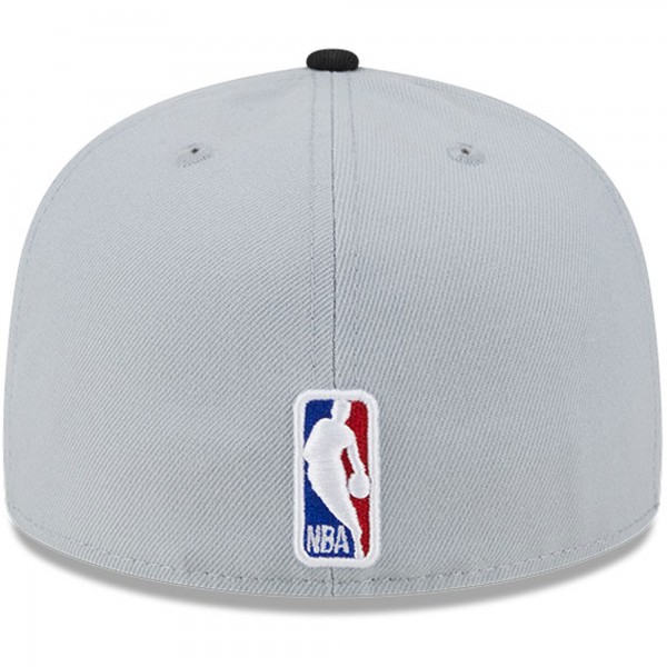 Бейсболка San Antonio Spurs New Era Tip-Off Two-Tone 59FIFTY - Gray/Black