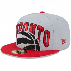 Бейсболка Toronto Raptors New Era Tip-Off Two-Tone 59FIFTY - Gray/Red