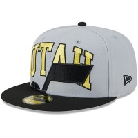 Бейсболка Utah Jazz New Era Tip-Off Two-Tone 59FIFTY - Gray/Black