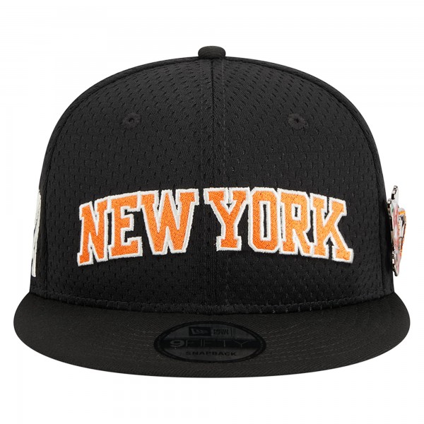 Бейсболка New York Knicks New Era Post-Up Pin Mesh 9FIFTY - Black