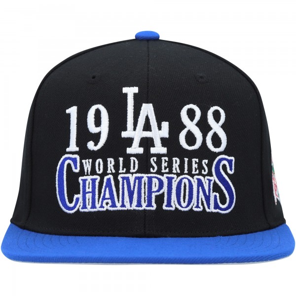 Бейсболка Los Angeles Dodgers Mitchell & Ness World Series Champs - Black