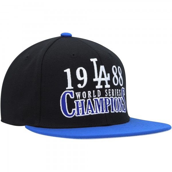 Бейсболка Los Angeles Dodgers Mitchell & Ness World Series Champs - Black