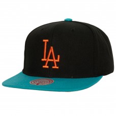 Бейсболка Los Angeles Dodgers Mitchell & Ness Citrus Cooler - Black/Teal