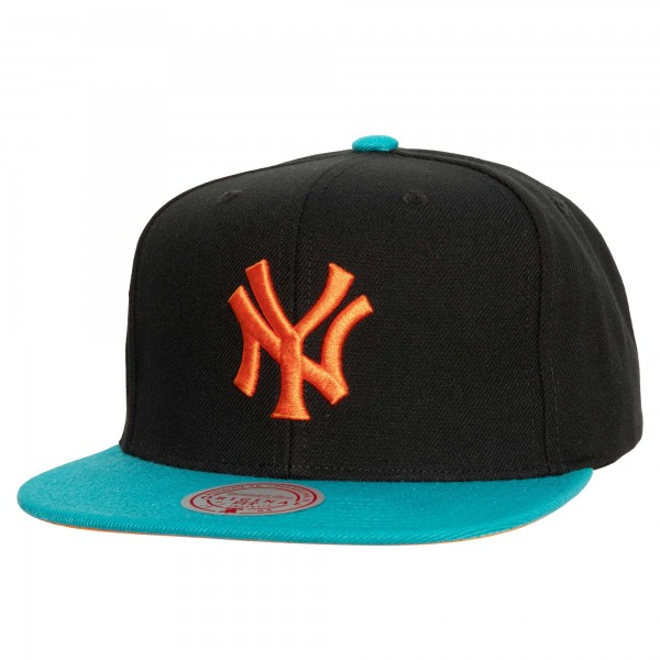 Бейсболка New York Yankees Mitchell & Ness Citrus Cooler - Black/Teal