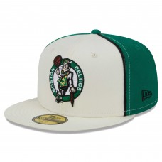 Бейсболка Boston Celtics New Era Piped Pop Panel 59FIFTY - Cream