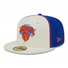 Бейсболка New York Knicks New Era Piped Pop Panel 59FIFTY - Cream
