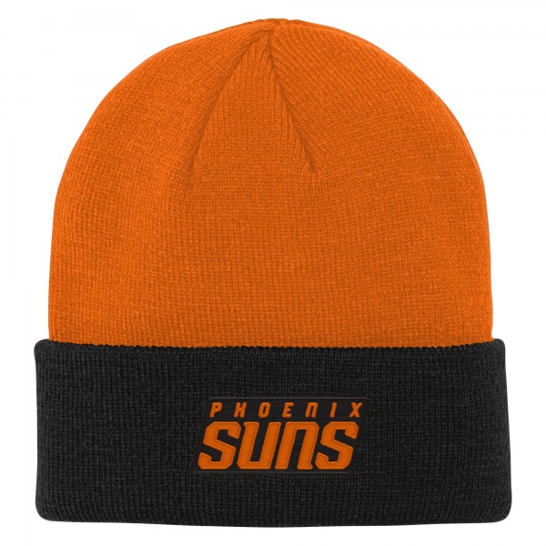 Шапка Phoenix Suns Youth Logo Outline Cuffed Knit - Orange/Black
