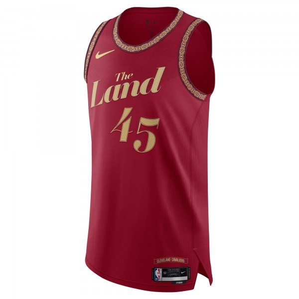 Игровая форма  Nike Donovan Mitchell Cleveland Cavaliers 2023/24 Authentic - City Edition - Wine