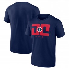 Washington Wizards Navy Baseline T-Shirt