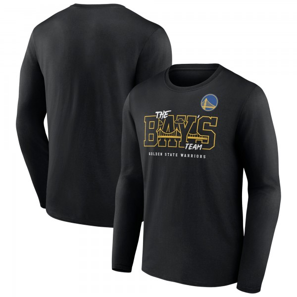 Golden State Warriors Black Team Pride Long Sleeve T-Shirt