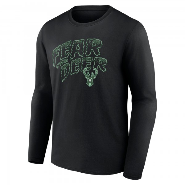Футболка с длинным рукавом Milwaukee Bucks Team Pride - Black