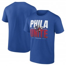 Philadelphia 76ers Royal Announcer T-Shirt
