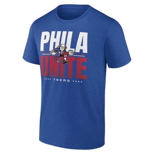 Philadelphia 76ers Royal Announcer T-Shirt