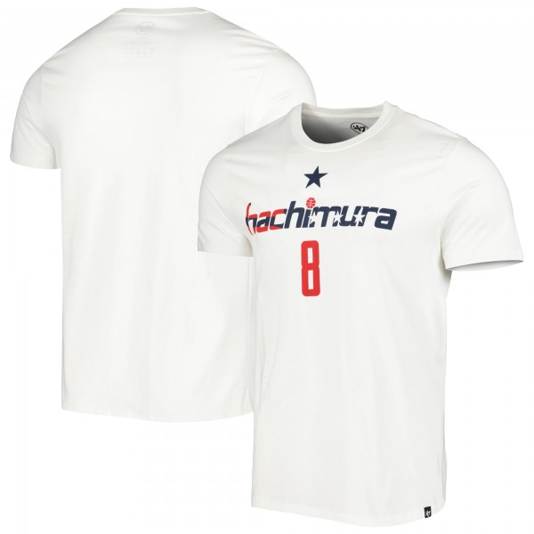 Washington Wizards Rui Hachimura 47 White Name & Number T-Shirt