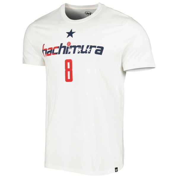 Washington Wizards Rui Hachimura 47 White Name & Number T-Shirt