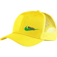 Brazil National Team Nike Classic99 Trucker Snapback Hat - Yellow