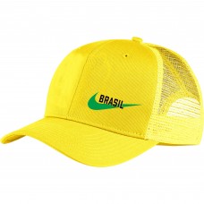 Brazil National Team Nike Classic99 Trucker Snapback Hat - Yellow