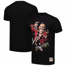 Футболка Dominique Wilkins Atlanta Hawks Mitchell & Ness Hardwood Classics Caricature - Black