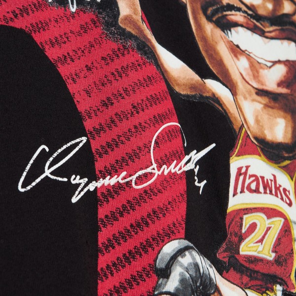 Футболка Dominique Wilkins Atlanta Hawks Mitchell & Ness Hardwood Classics Caricature - Black